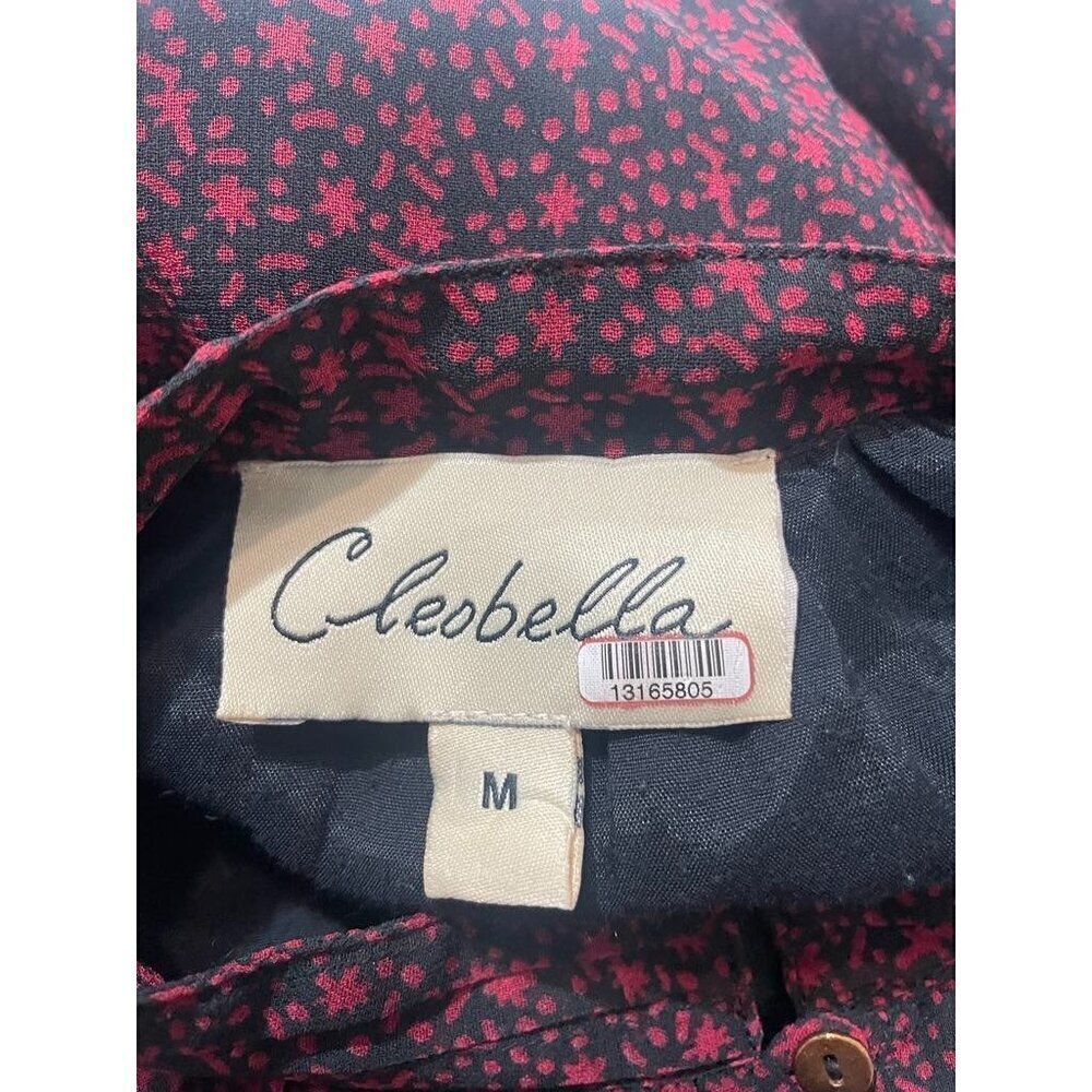 Cleobella Size Medium Dress Tiered Mini Long Sleeve - Picture 8 of 10